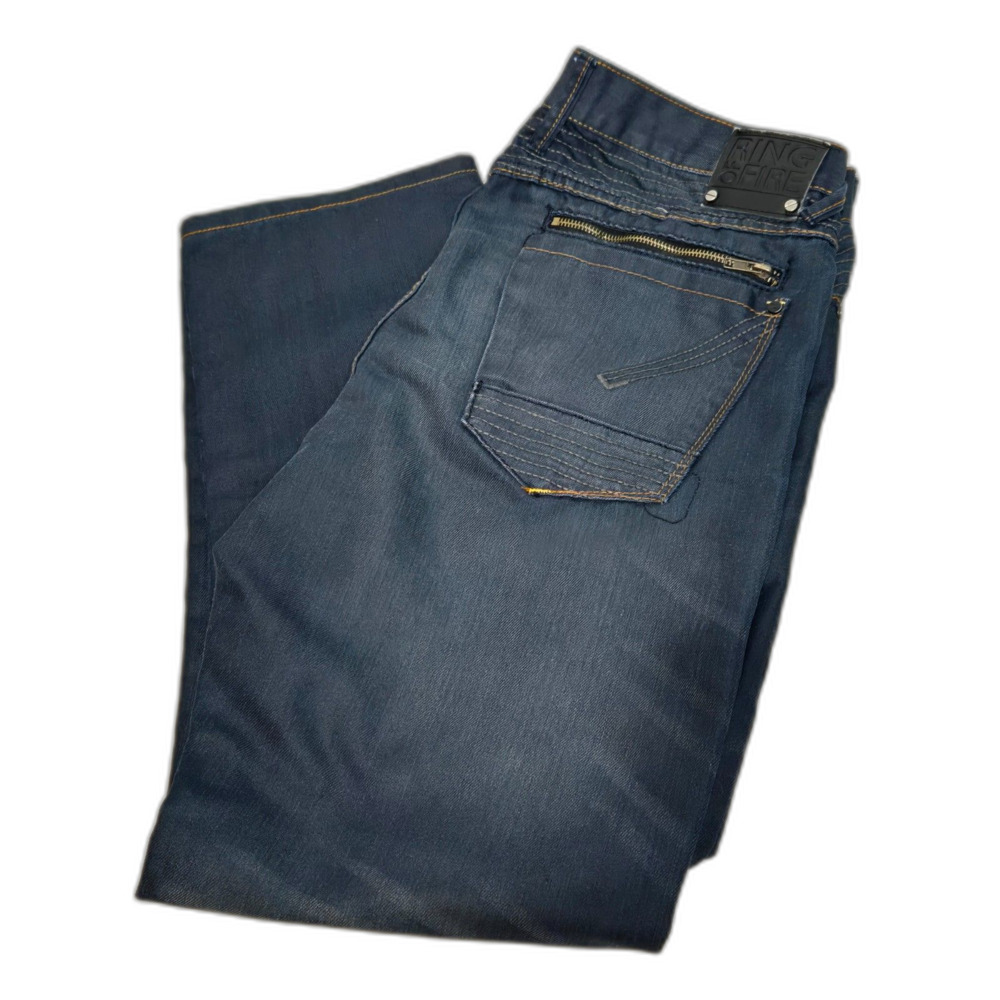 Ring of Fire Opechee Way Slim Straight Jeans | Men's Size 36X32 | Dark Wash